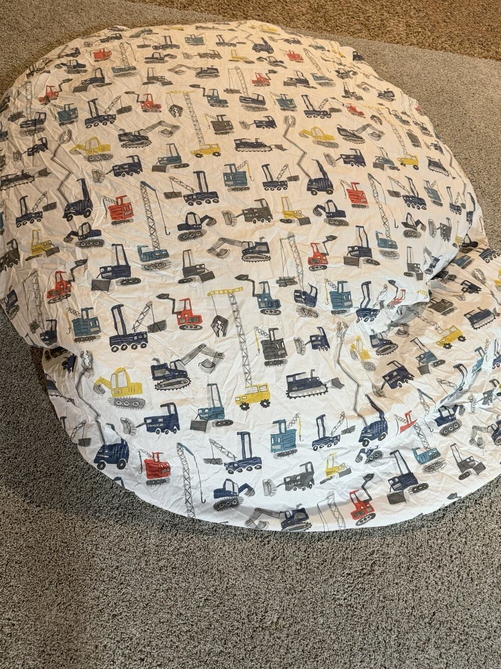 Pottery barn kids Jax Construction Trucks Fitted Sheet - Size Full Fitted Sheet